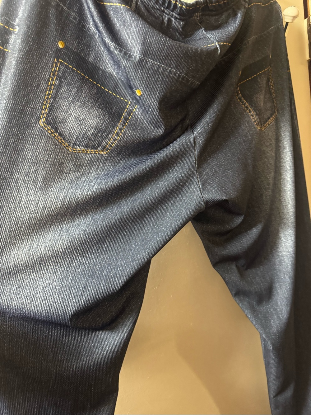 New Distressed Grey / Black Wash Women's Jeggings - Stretch Skinny Fit - Picture 3 of 4